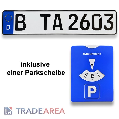 Standard autokennzeichen - 1,