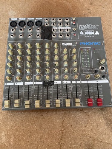Phonic mm122 mischpult 12 - mm122, mischpult,