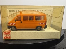 Fiat Ducato Bus Orange Busch 1/87 Mit Box