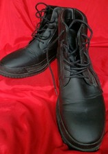 Pull & Bear Herren Stiefel Gr. 44 Schwarz Herbst Winter