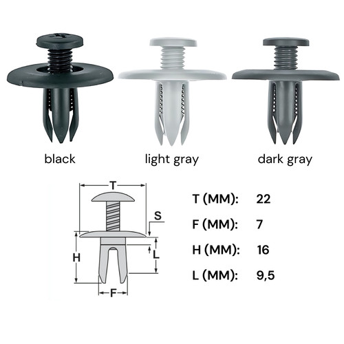 Verkleidung spreizniet clips - verkleidung,