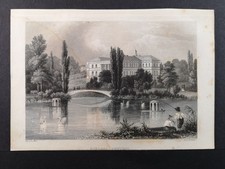 Stahlstich um 1850. Schloss