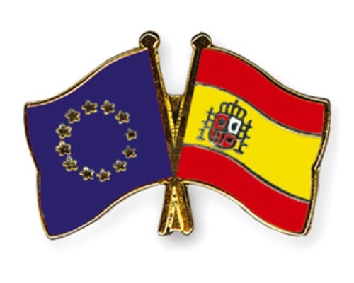 Europa spanien pin flaggen - europa,