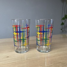 2 x Vintage Gläser Glas -