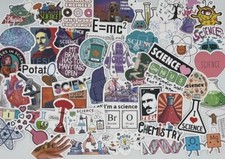 50 Sticker Aufkleber