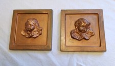 2x Wandrelief Wandbild Relief
