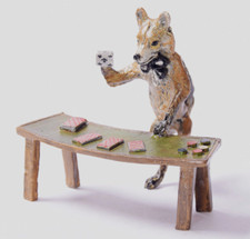 Bronze Fuchs Figur
