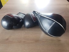 Bronx Boxhandschuhe und Energetics Punching Ball gebraucht echtes Leder