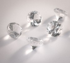 Dekosteine klar diamanten 20mm - dekosteine,