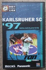 KSC 1996-97 VHS mit Autogramm Video Kassette Bundesliga Fussball Karlsruher SC 