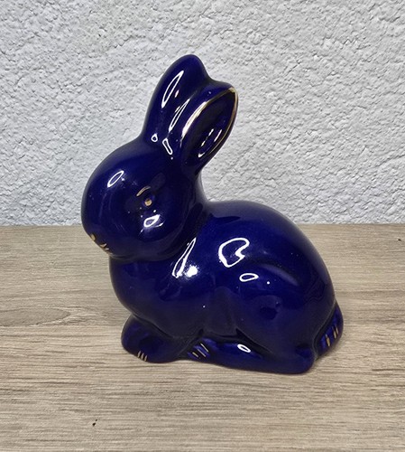 Ilmenau porzellan hase kobalt - ilmenau,