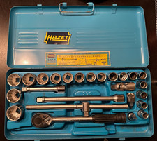 Vintage Hazet Steckschlüsselsatz 900 Z, Ratschenkasten, Knarrenkasten