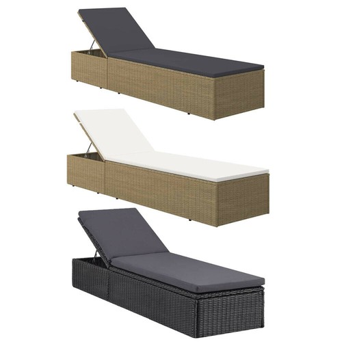 Poly rattan sonnenliege garten - poly,