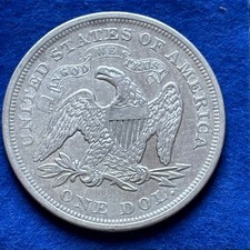 USA One Dollar 1871 Seated