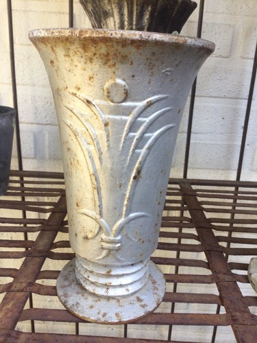 Gußeiserne vase - gußeiserne,