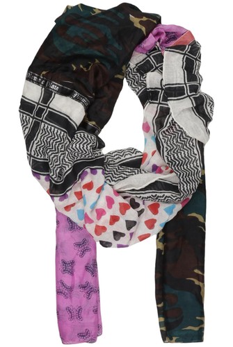 Plomo plata schal damen tuch - o,