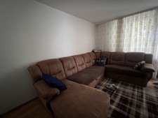 Möbelum Sofa aus Stoff, Naturholzmöbel