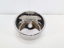 Carbest Edelstahl Spüle zylindrisch 30 cm Camping Wohnwagen Wohnmobil