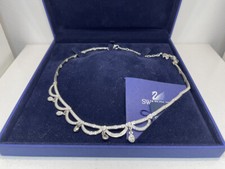 Swarovski Halskette verlängerbar bis 50 cm + Kiste. Top Zustand 