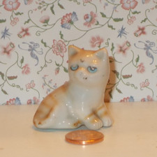 Porzellan MINIATUR Katze