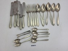 Besteck-Set Alpacca Prima Stahl Garantie 6 Personen Perlenstab Küche #259571