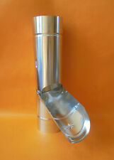 Standard Regenrohrklappe Regenwasserklappe f. Regenrohr Zink Ø80 # 9393889