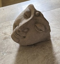 Moderne skulptur gesicht - gesicht, –