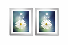 2er Set Silber Bilderrahmen