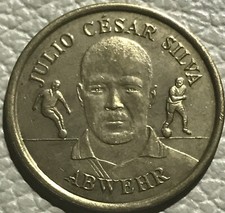 JULIO CESAR SILVA ABWEHR Borussia Dortmund BVB 09 *mehr Pfiff* Souvenir-Jeton