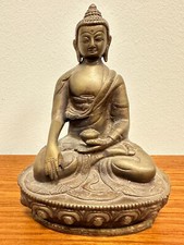 Alte Buddha Statue, Bronze 