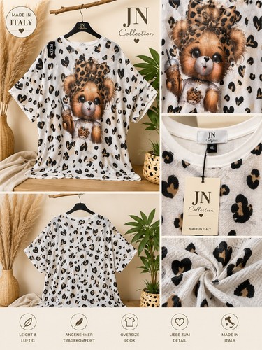 Teddy pullover leo herzen neu - pullover,