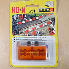 Faller AMS 651 Umschaltrelais für 2 Stromkeise, OVP,  Inhalt neuwertig  (777)