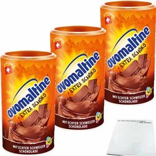 Ovomaltine Extra Schokolade 3er Pack 3x450g Dose + usy Block