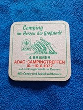 Bierdeckel 1977 Bremen - Campingtreffen - Dressler