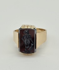 Siegelring aus 585er Gold mit