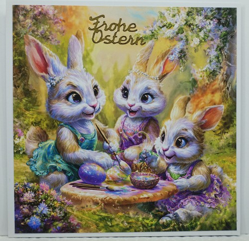 Handarbeit osterkarte - handarbeit,