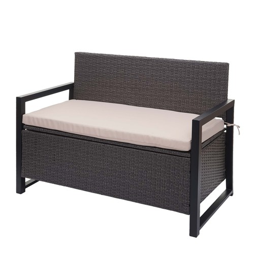 Poly rattan 2er sitzbank - 2er,