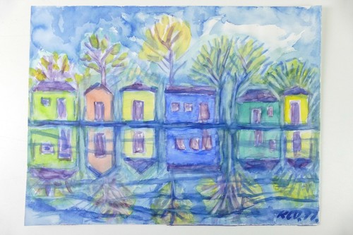 Wilhelm klußmann aquarell - wilhelm,