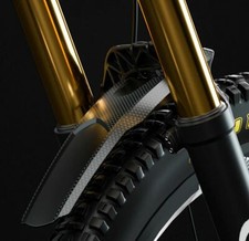 Schutzblech Mudguard mini Fahrrad E-Bike Kunststoff Carbon MTB matt vorne hinten