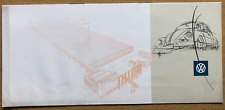 ORIGINAL Prospekt Werbung, Volkswagen, VW Käfer Standard Export Cabriolet, 1954