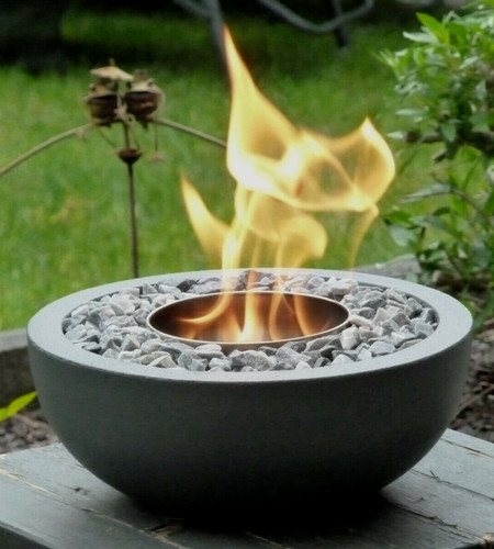 Feuerschale aus beton - feuerschale,