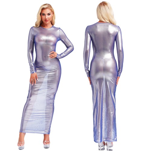 Damen metallic glänzendes - de,