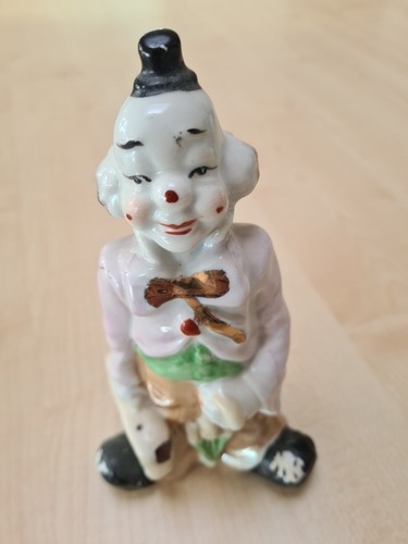 Porzellanfigur clown - clown, in