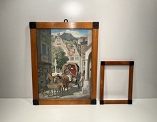 2x Rahmen Biedermeier Stil -