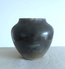 Art Deco Vase von Gerda Conitz, 30er Jahre, Ochsenblut-Glasur, WMF Turmmarke