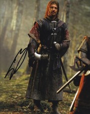 SEAN BEAN signed Autogramm 20x25cm LORD OF THE RINGS in Person autograph ACOA