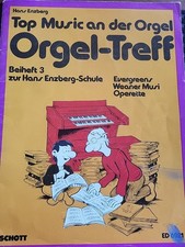 Orgel lernen  Beiheft 3 ED 6921 Hans Enzberg Top Music an der Orgel