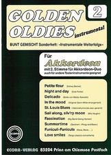 Akkordeon Noten : Golden Oldies 2 mittelschwer mit 2. Stimme (ad. lib.) ECORA