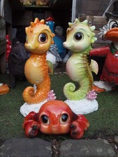 Seepferdchen Deko Figur 50cm