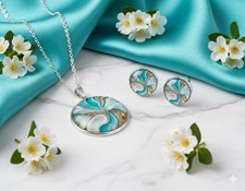 Schmuck Set Schmuckset Silber